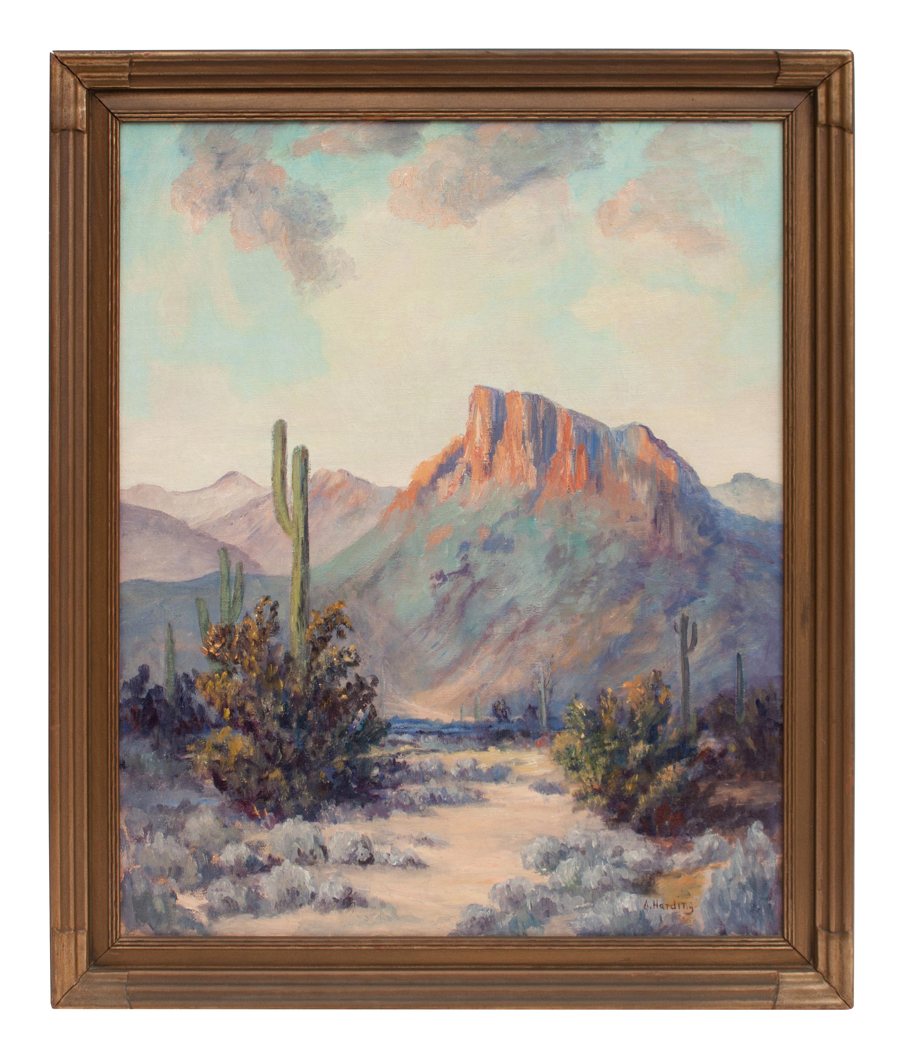 Southwestern Landscape with Catcus