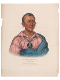 [McKENNEY & HALL]. A group of 3 large folio hand-colored lithographs of Omaha and Iowa. 1836-1838.