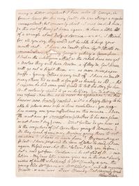 [REVOLUTIONARY WAR]. Letter from a British officer discussing the American Revolution and the necessary British response to bring "the Rebels" to submission. St. Albans [United Kingdom?], 12 February 1776.