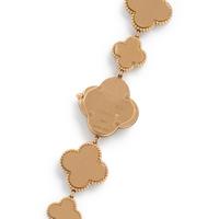 VAN CLEEF & ARPELS, MOTHER-OF-PEARL AND ONYX 'ALHAMBRA' WRISTWATCH