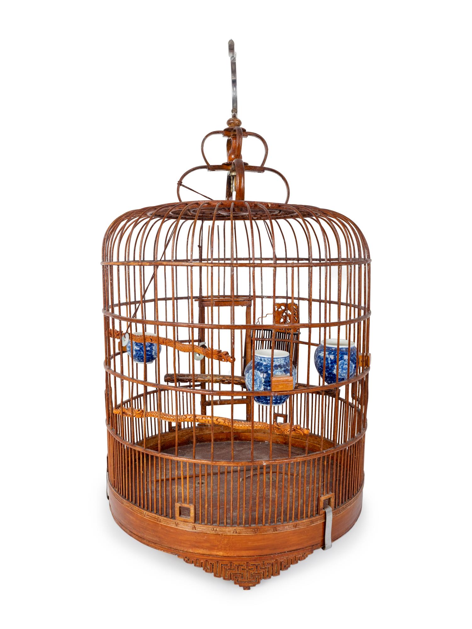 A Chinese Style Cylindrical Birdcage