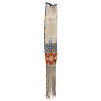 Sioux Beaded Hide Tobacco Bag