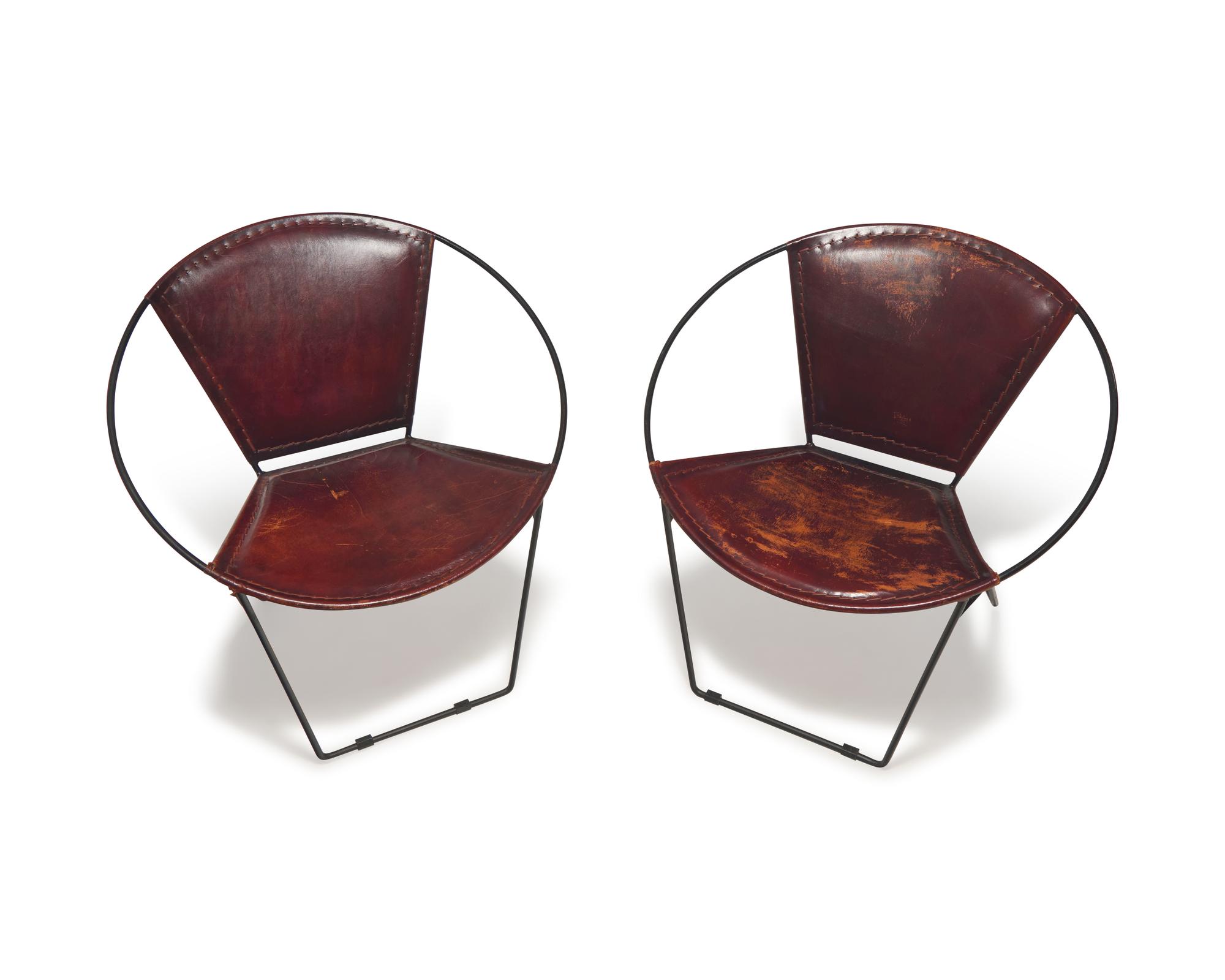 Pair of Hoop Chairs for Riley Wolff c. 1950
