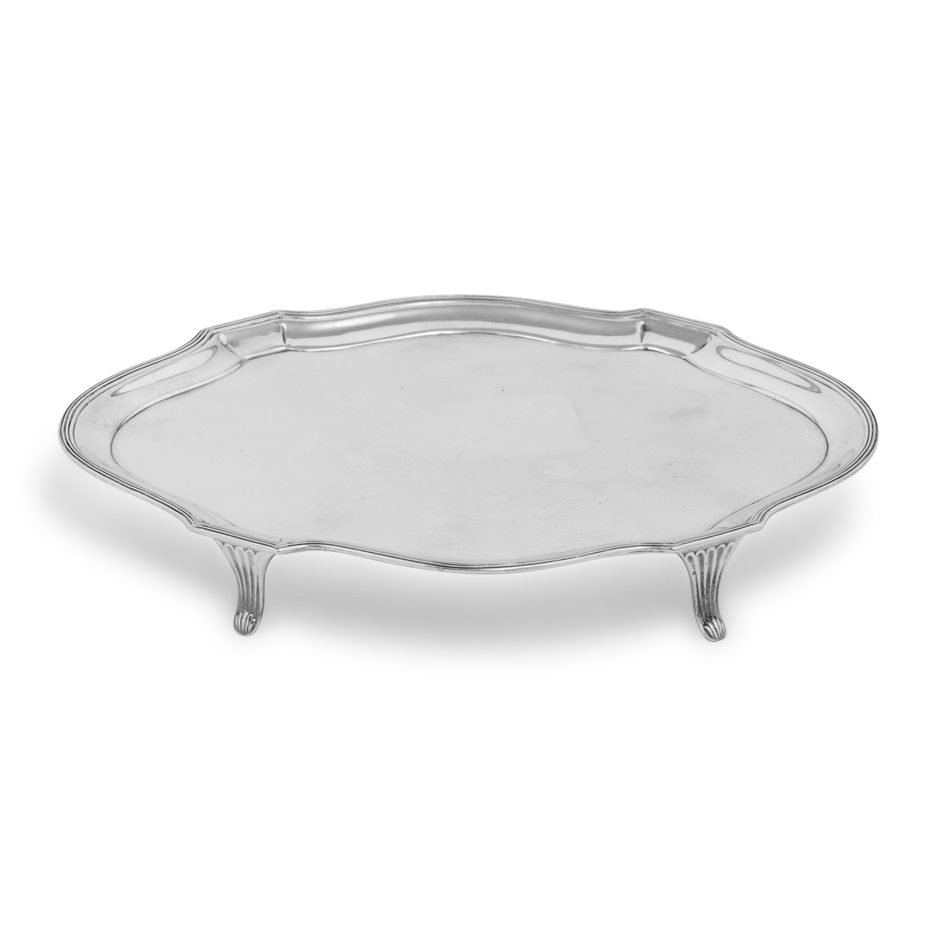 A George III Silver Kettle Stand