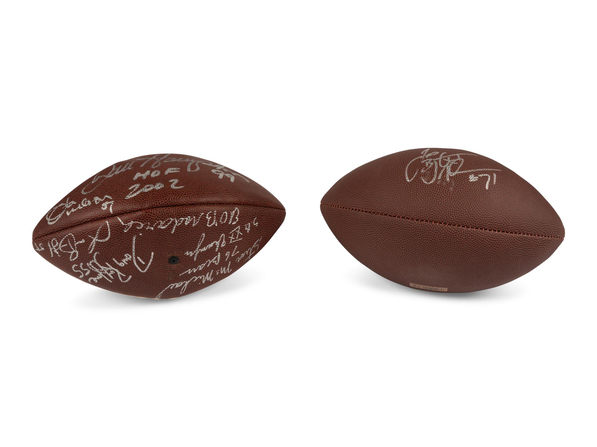 A Large Group of Chicago Bears Signed Autograph Memorabilia Including Dave Duerson, Steve McMichael and Mike Ditka