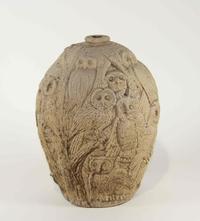A Haeger Pottery Stoneware Vase Height 15 inches.