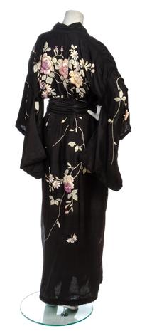 A Black Silk Kimono,