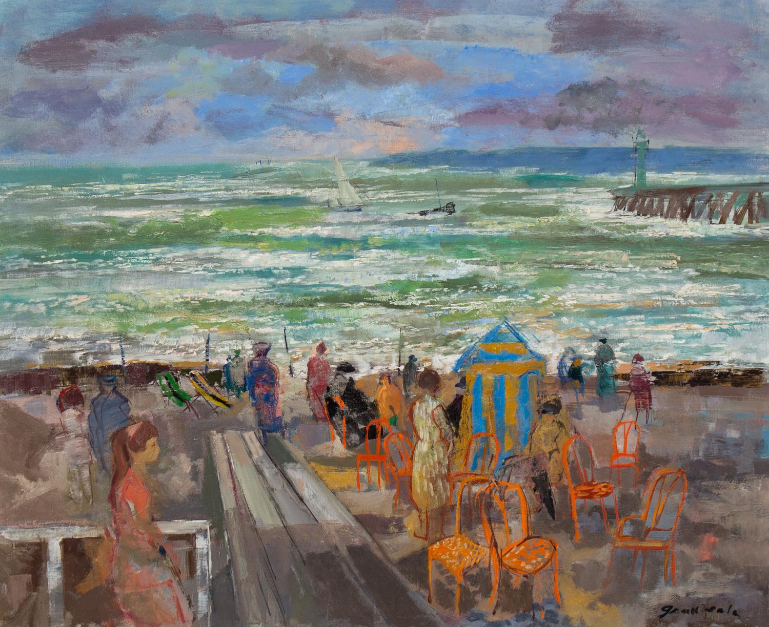 Emilio Grau Sala, (Spanish, 1911- 1975), Deauville