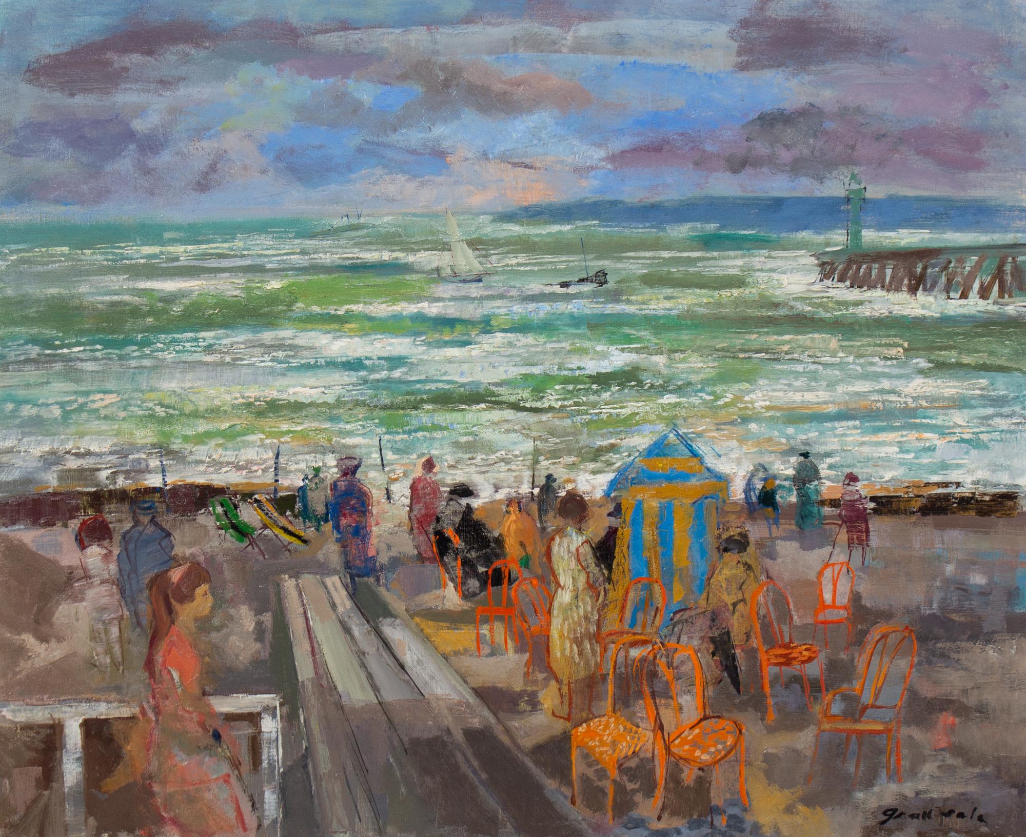 Emilio Grau Sala, (Spanish, 1911- 1975), Deauville