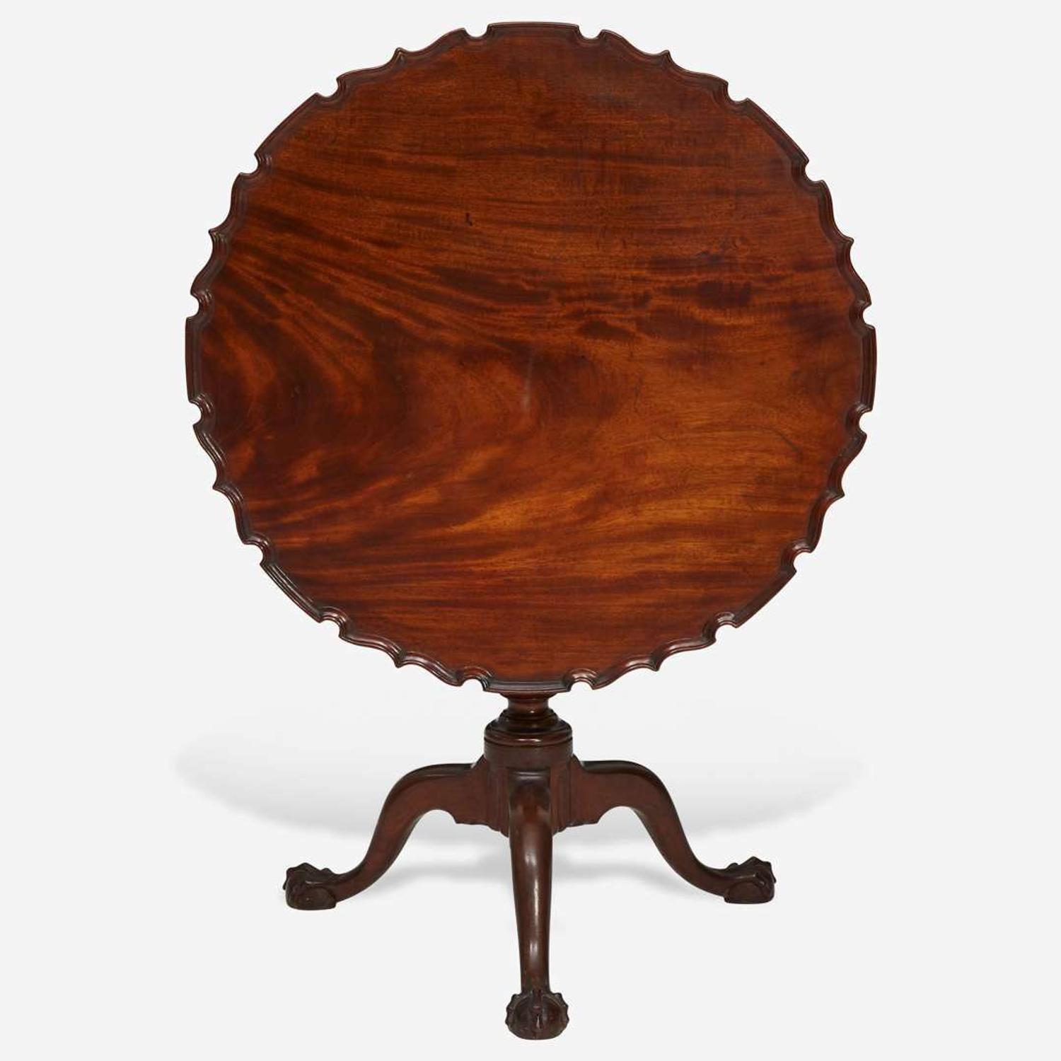A Chippendale carved mahogany tilt-top tea table Philadelphia, PA, circa 1760