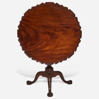 A Chippendale carved mahogany tilt-top tea table Philadelphia, PA, circa 1760