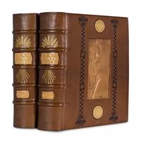 [BINDINGS] -- [BIBLE, in French]. TISSOT, James (1836-1902), illustrator. La Sainte Bible . Paris: M. de Brunhoff, 1904.