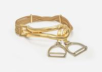 A Two-Tone 18K Gold Hermès Bracelet