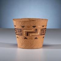 Tlingit Polychrome Basket