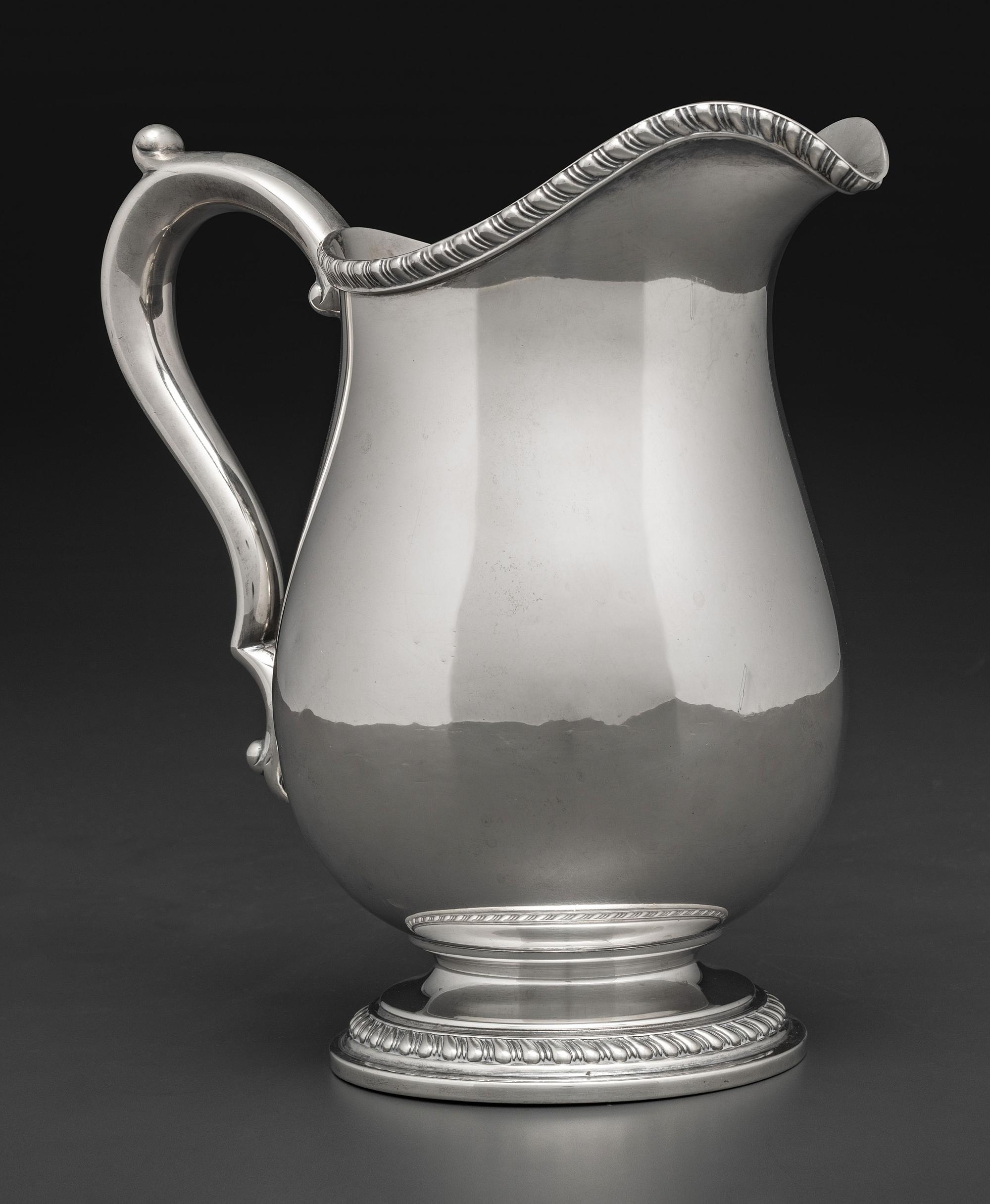 An American Silver Water Pitcher