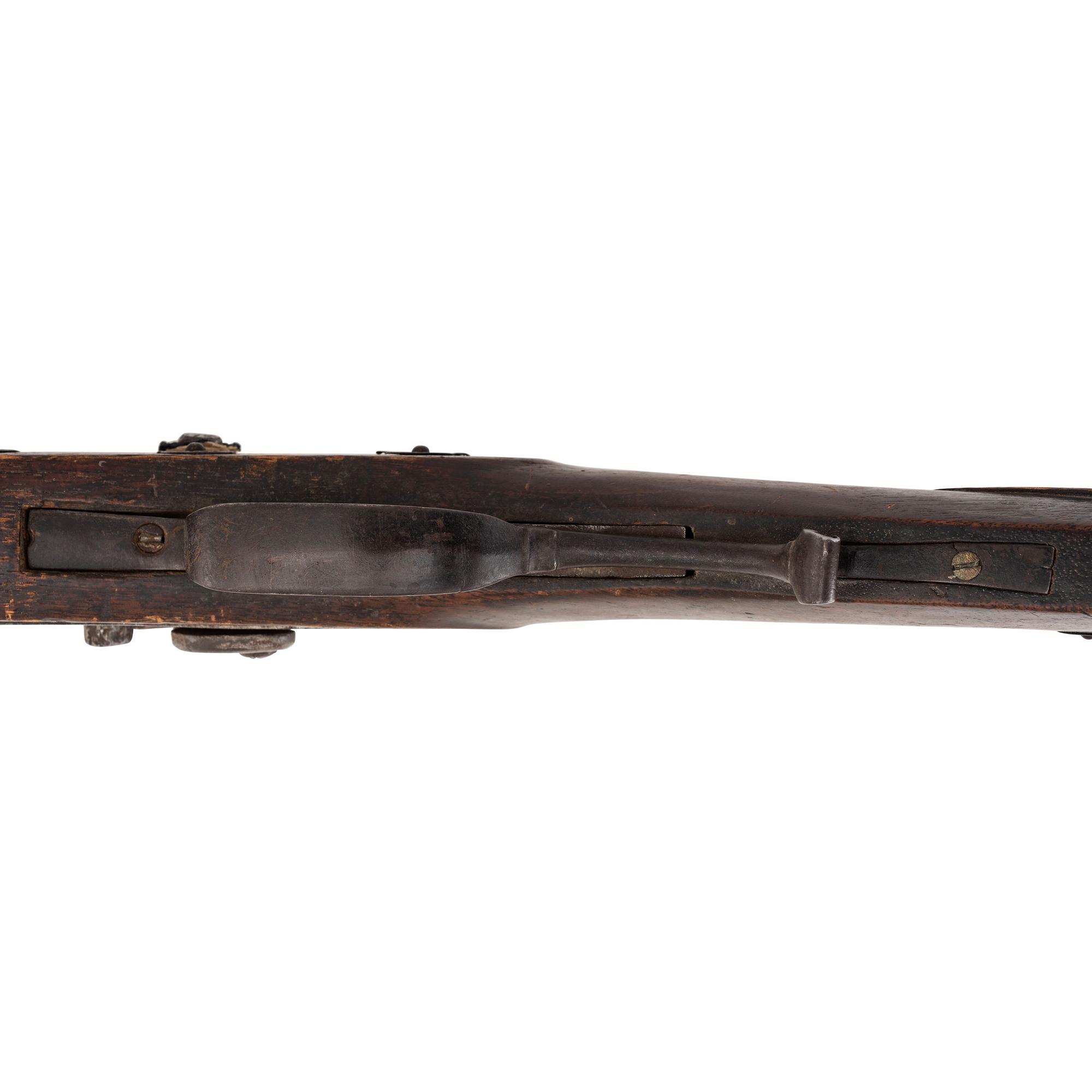 Fullstock Percussion Rifle by Conestoga Rifle Works with Applied "Hancock Richmond" Tobacco Tag Decorations