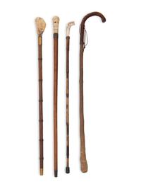 Four Walking Sticks