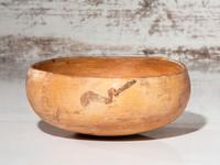 Ancestral Pueblo, White Mountain Redware Pottery Bowl