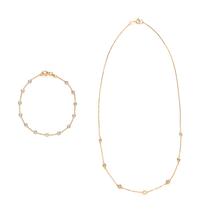 COLLECTION OF YELLOW GOLD AND DIAMOND JEWELRY