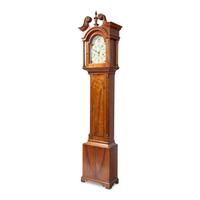A Southern Federal Walnut Tall Case Clock