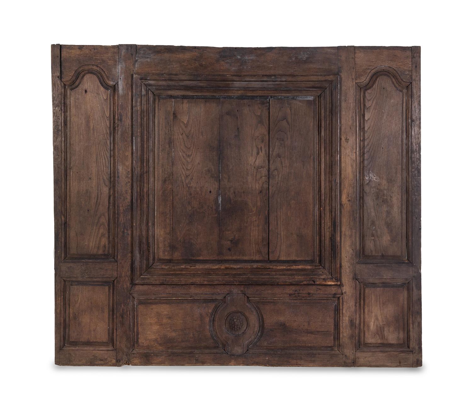 A Continental Oak Boiserie Panel