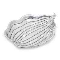A Buccellati Silver Leaf Form Dish