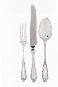 An American Silver Flatware Service