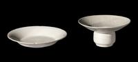 Two Chinese White Glazed Ding Porcelain Wares