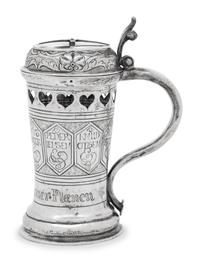 A Danish Silver Gaming Tankard