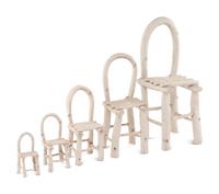 Collection of Five Sculptural Miniature Chairs