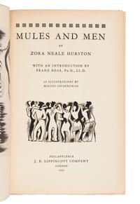 [AFRICAN AMERICAN LITERATURE]. HURSTON, Zora Neale (1891-1960). Mules and Men . Philadelphia: J.B. Lippincott Company, 1935.