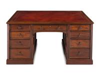 A Regency Mahogany Partner's Desk
