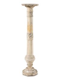 A Continental Marble Pedestal
