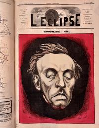 L'Eclipse Satirical Weekly Journal Bound in 3 Folios, Illustrations by Andre Gill