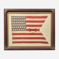 A 42-Star 10th Cavalry Regiment American National Parade Guidon 1889-1891