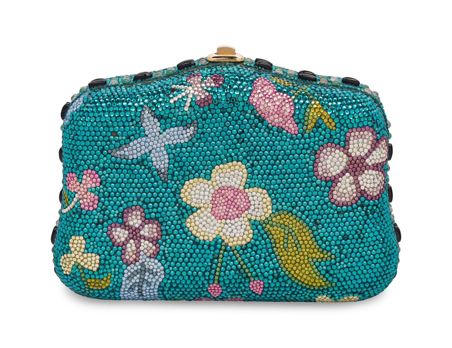 Judith Leiber Floral Minaudière