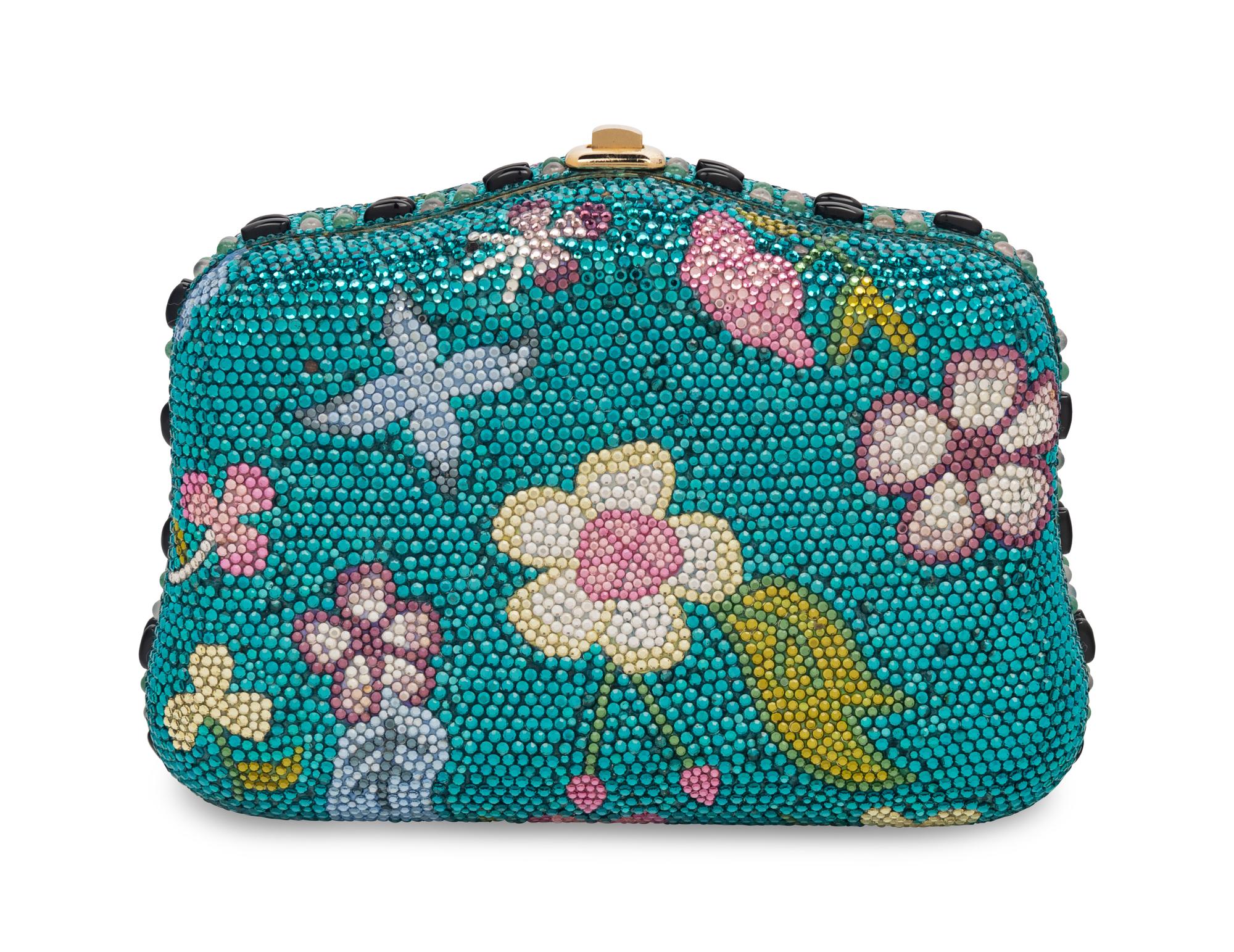 Judith Leiber Floral Minaudière