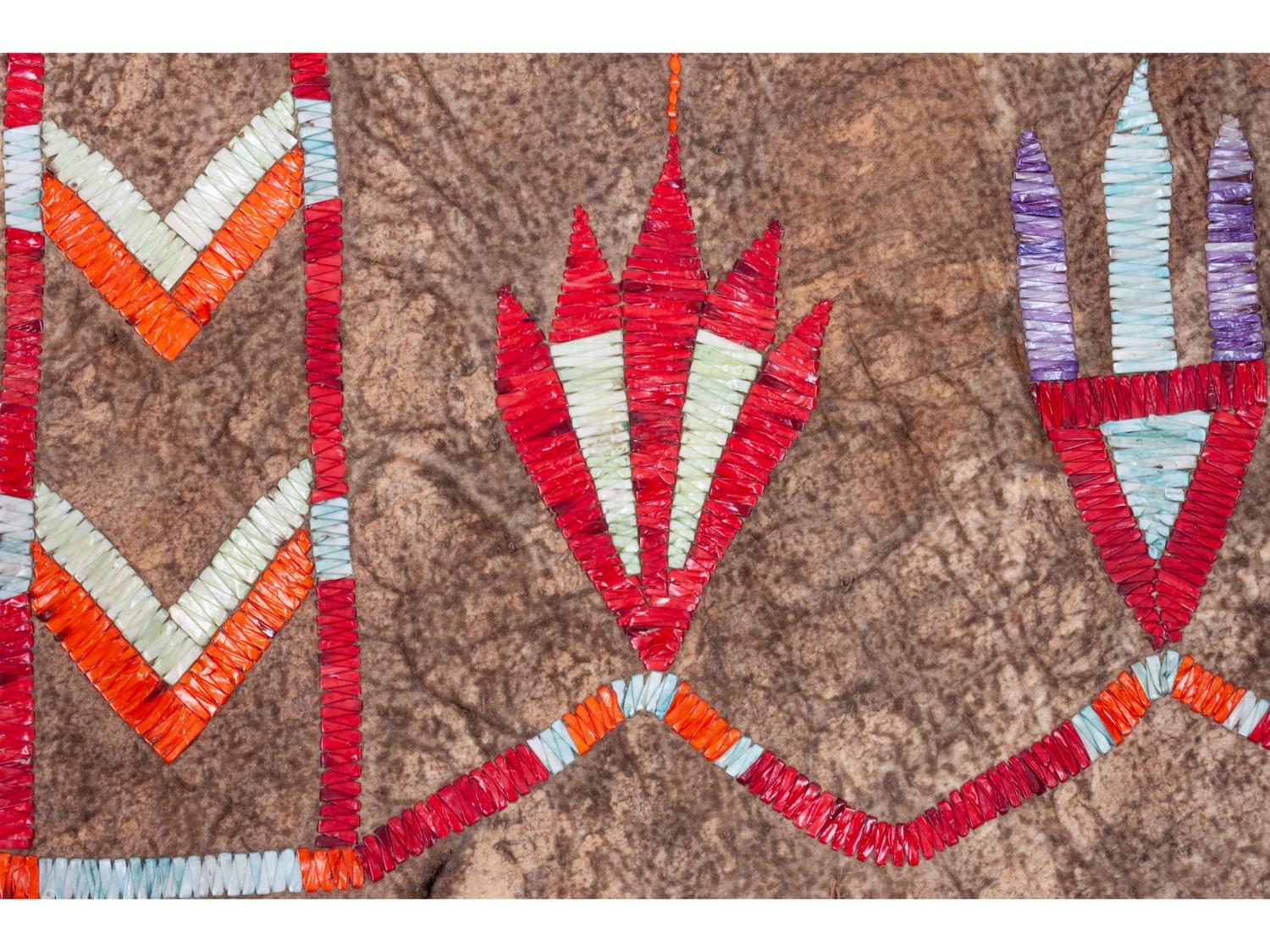 Sioux Child's Quilled Hide Vest