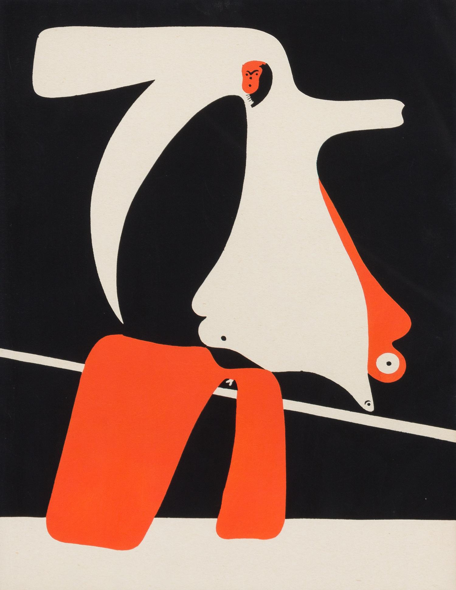 Joan Miro, (Spanish, 1893-1983), Untitled (a pair of works from Cahiers d'Art), 1934