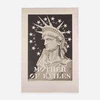 Robert Indiana (American, 1928-2018) Mother of Exiles (Black)
