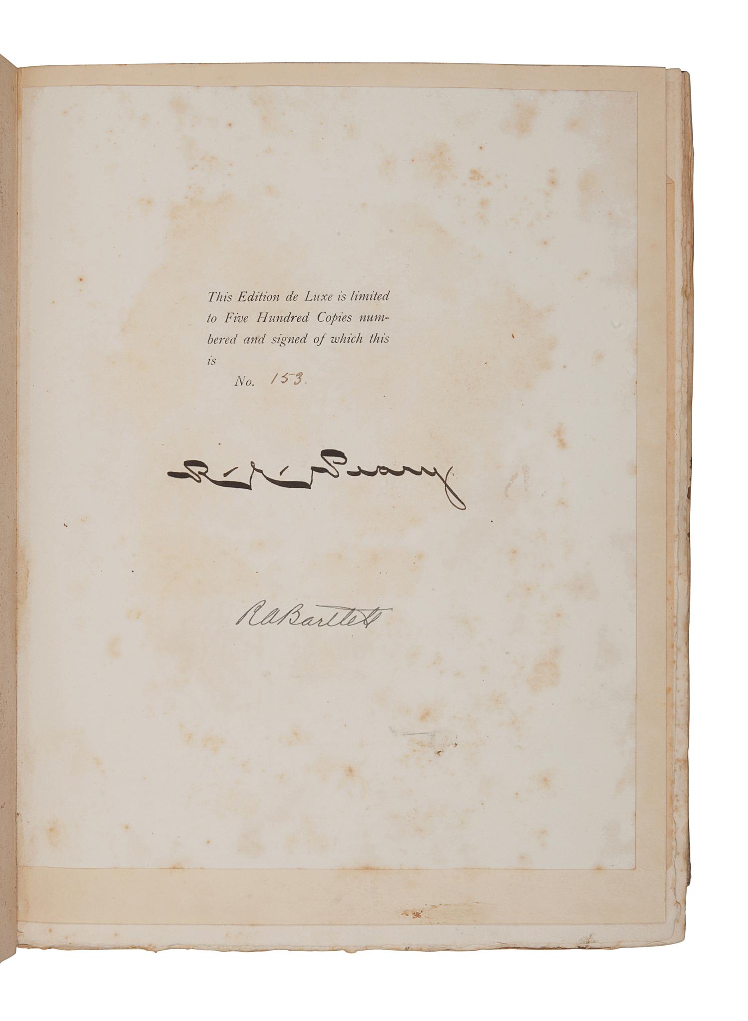 PEARY, Robert E. (1856-1920). The North Pole. Introduction by Theodore Roosevelt. London: Hodder and Stoughton, 1910.