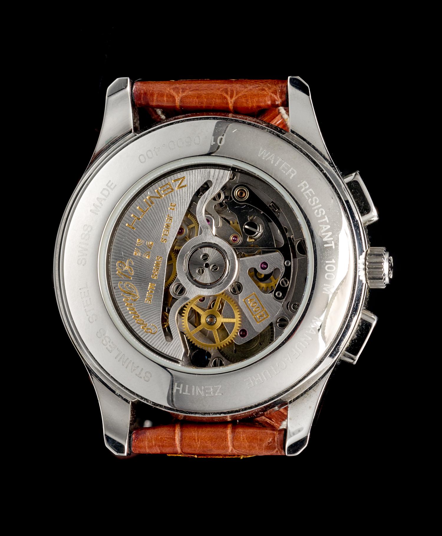 A Stainless Steel Ref. 01.0500 El Primero Wristwatch, Zenith, Circa 2001,