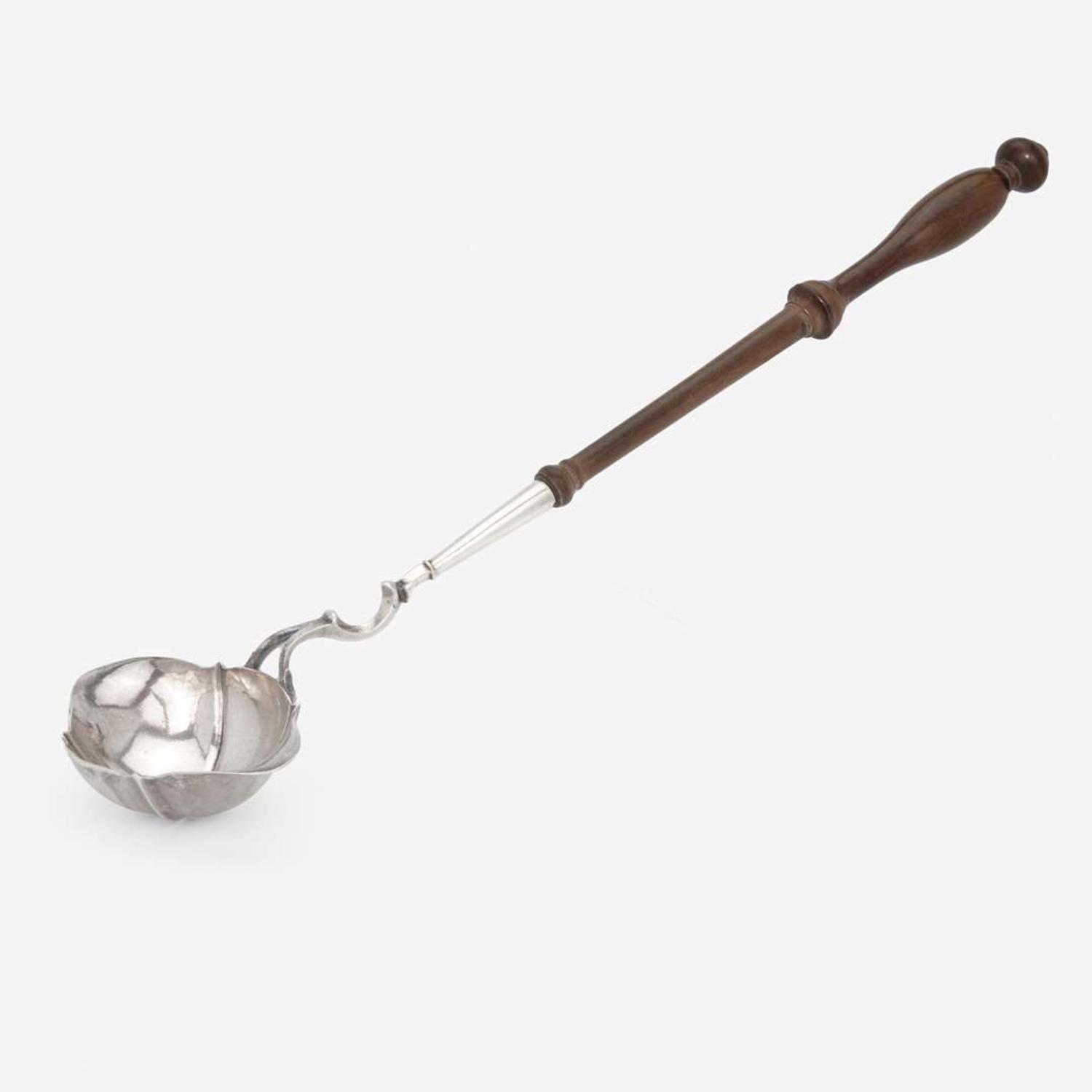 A silver toddy ladle Charles Le Roux (1689-1745), New York, NY, circa 1730