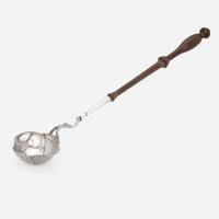 A silver toddy ladle Charles Le Roux (1689-1745), New York, NY, circa 1730