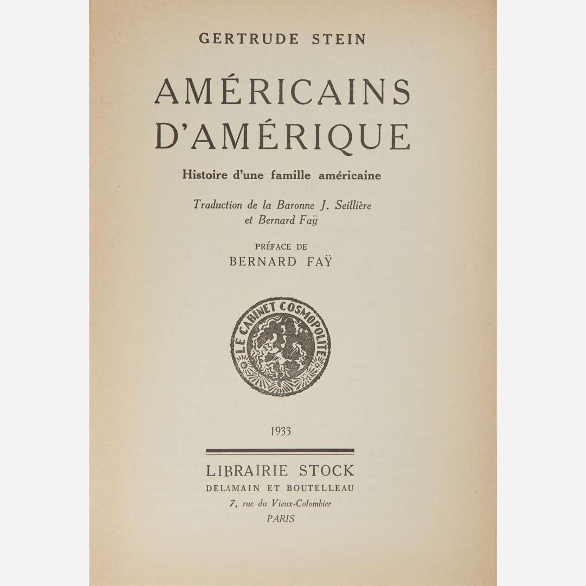 [Literature] Stein, Gertrude Group of 4 Editions of "The Making of Americans"