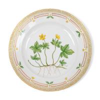 Eleven Royal Copenhagen Flora Danica Dinner Plates