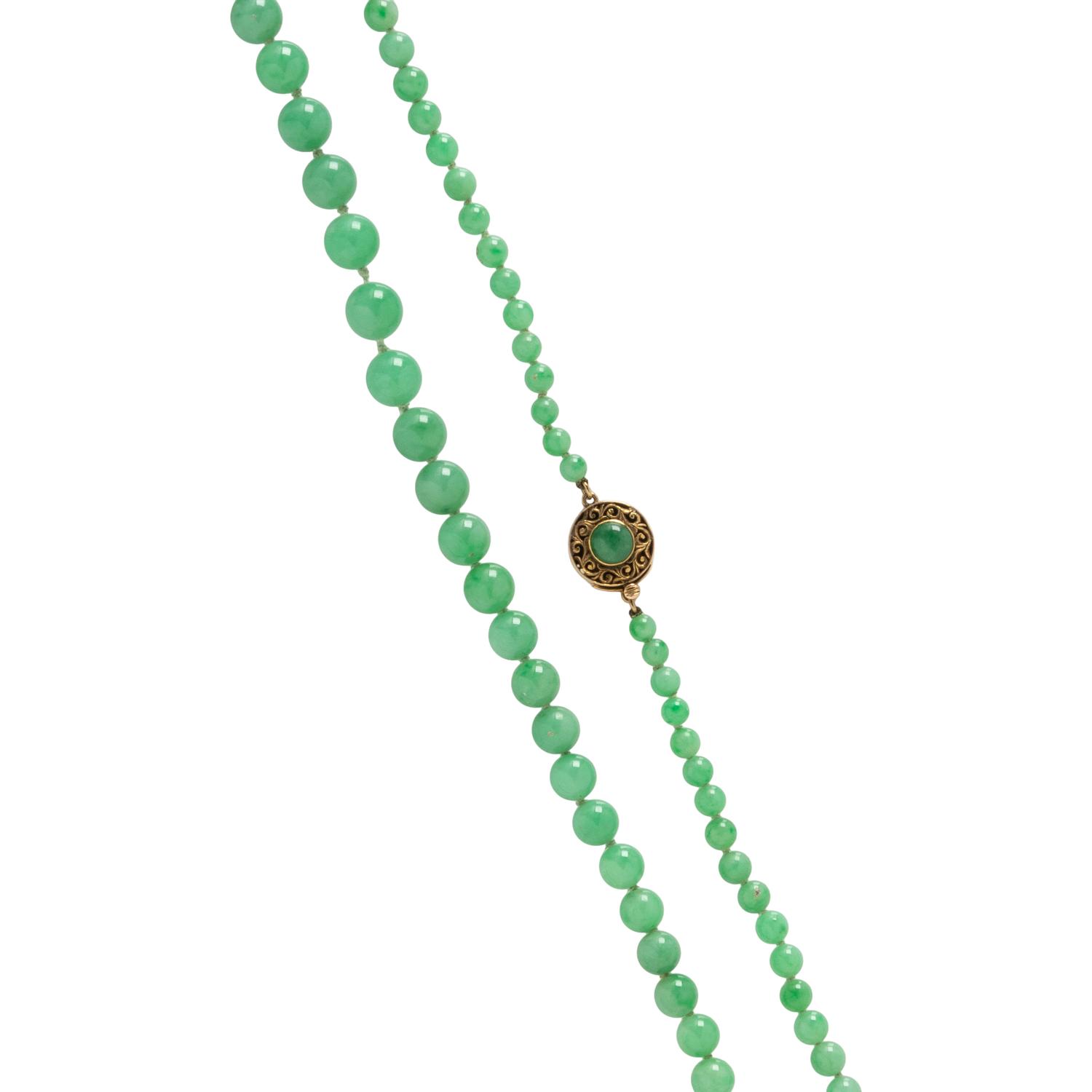 JADE BEAD NECKLACE