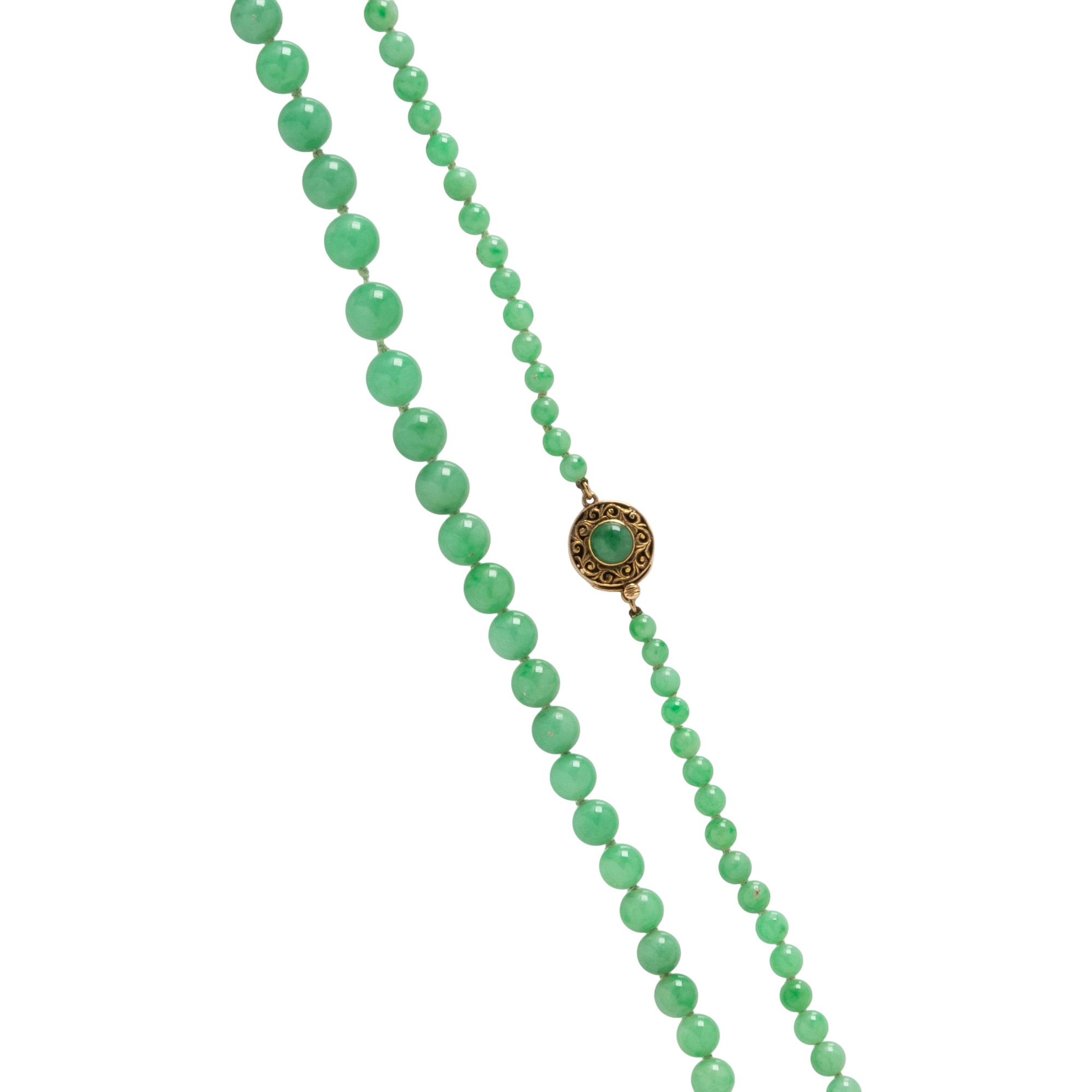 JADE BEAD NECKLACE