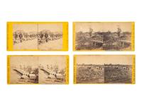 [CIVIL WAR]. 15 stereoviews ft. breastworks and fortifications. New York: E. & H. T. Anthony & Co.