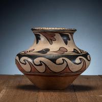 San Ildefonso Polychrome Pottery Jar